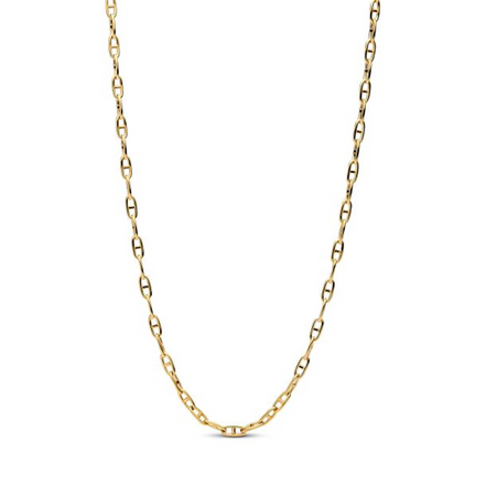 Pandora Anchor Gold-Plated Chain Necklace Size 55