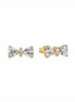 Pandora Timeless Sparkling Bow Stud Earrings