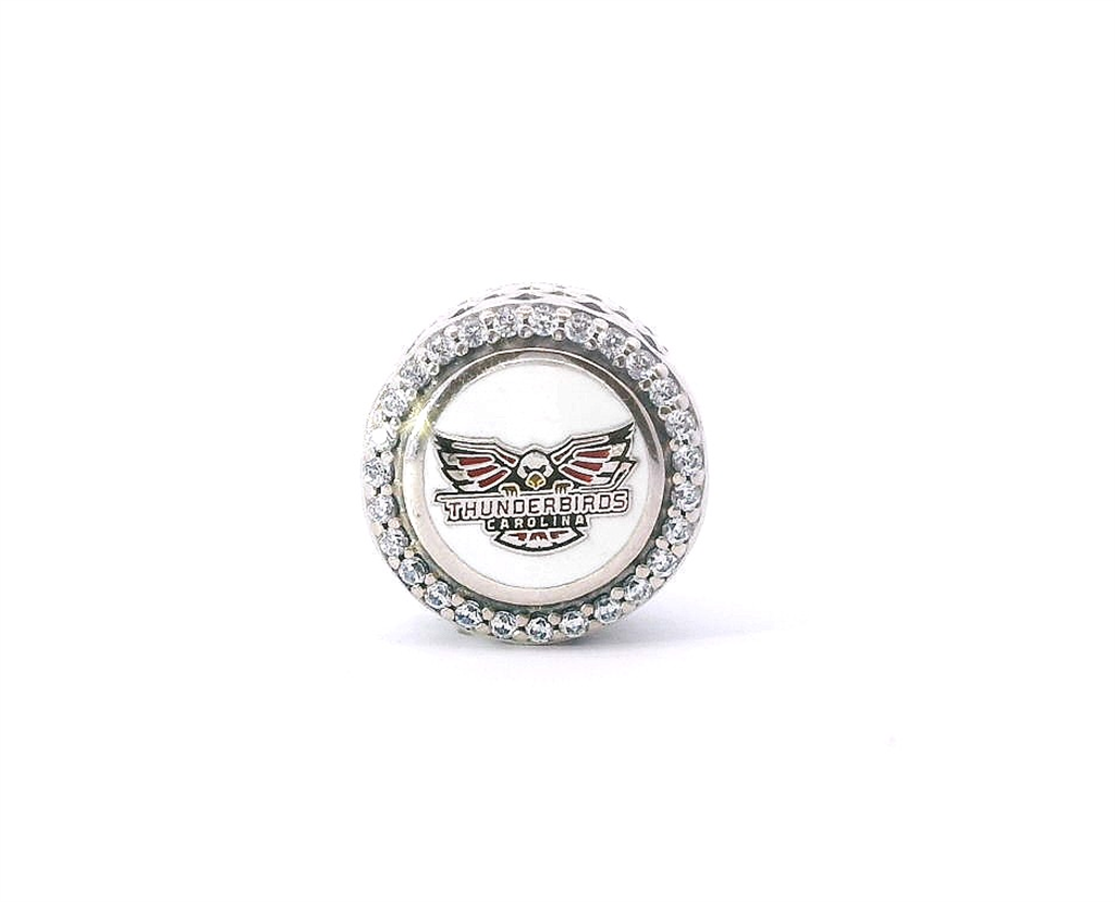 Pandora  Carolina Thunderbirds Charm With CZ