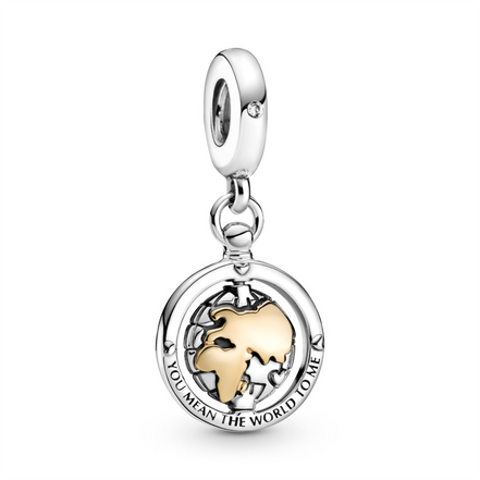 Pandora Spinning World Dangle Charm