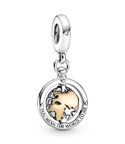 Pandora Spinning World Dangle Charm