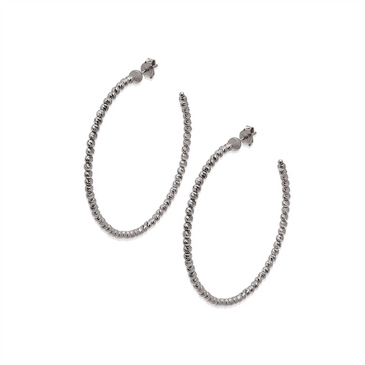 Desmos Slash 45mm Hoop Earrings