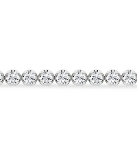 Revelation 14K White Gold 3 CTW Lab Grown  Diamond Tennis Bracelet