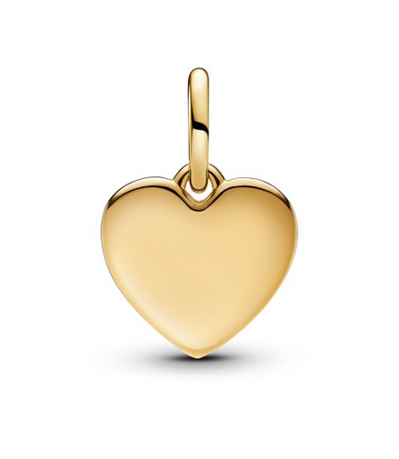 Pandora Moments Engravable Love Heart Dangle Charm