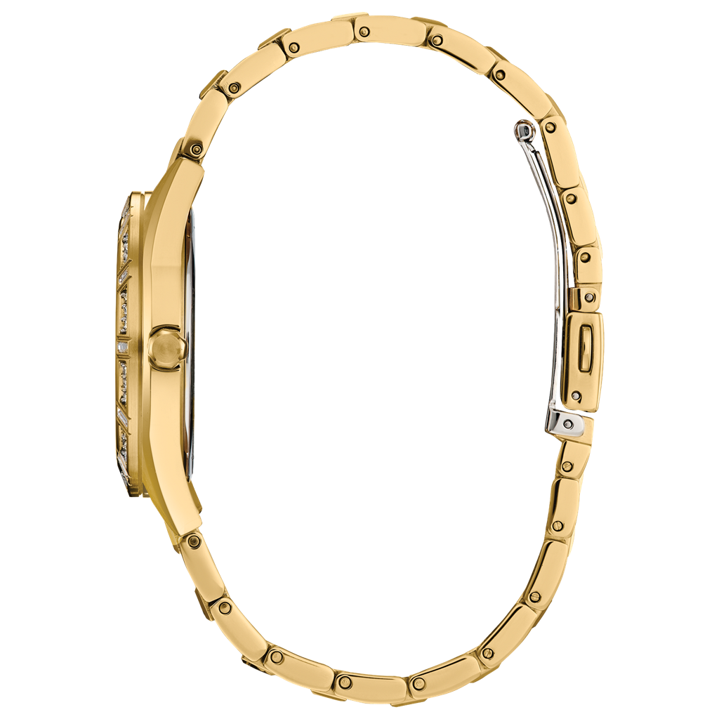 Citizen Ladies Eco-Drive Crystal Gold-Tone Bracelet Watch