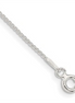1mm Round Chain Sterling Silver Anklet
