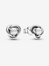 Pandora Moments June White Eternity Circle Stud Earrings