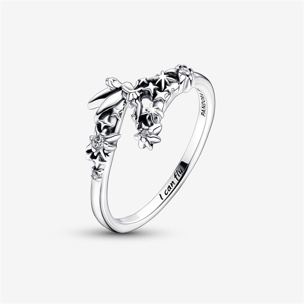 Pandora Disney Tinker Bell Sparkling Ring Size 7.5