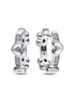 Pandora Moments Radiant Sparkling Hearts Hoop Earrings