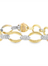 14k Two Toned 1.03 cttw Diamond Bracelet