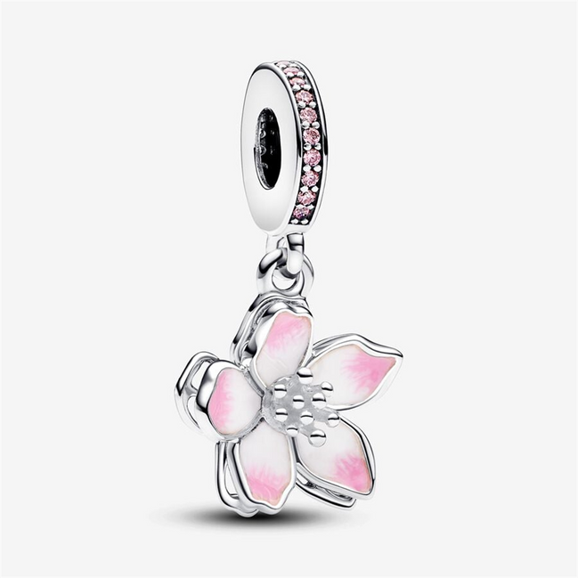 Pandora Moments Cherry Blossom Dangle Charm