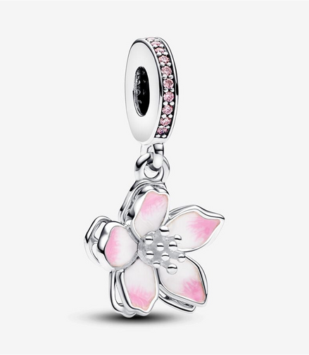 Pandora Moments Cherry Blossom Dangle Charm