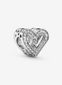 Pandora Timeless  Sparkling Freehand Heart Charm