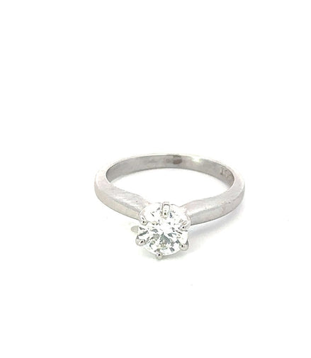 Ladies 14K Gold And 0.70 CTW Round Diamond Solitaire Engagement Ring