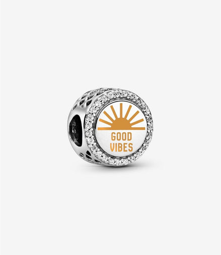 "Good Vibes" Engravable Charm