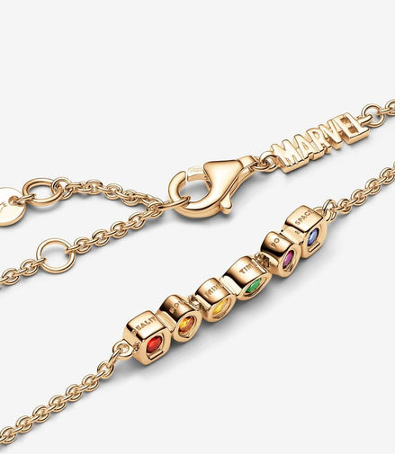 Pandora Marvel The Avengers Infinity Stones Chain Bracelet Size 18