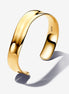 Pandora Essence Organically Shaped Broad Open Bangle Size 2