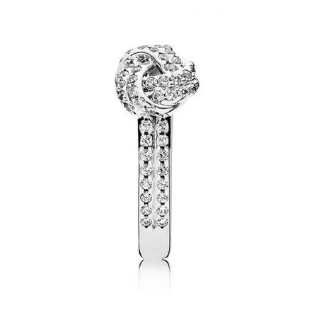 Pandora Timeless Shimmering Knot Ring Size 4.5