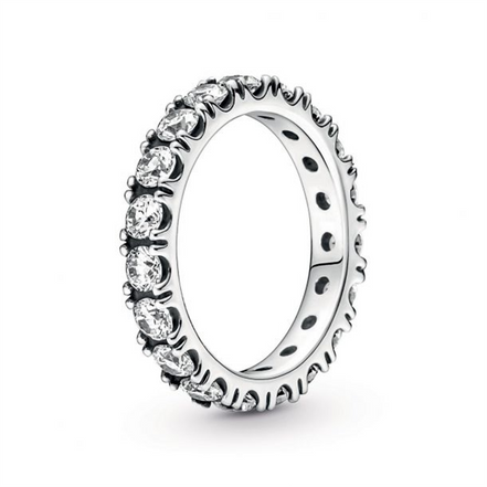 Pandora Sparkling Row Eternity Ring Size 7