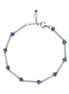 Pandora Timeless Blue Sparkling Pavé Bars Bracelet Size 20