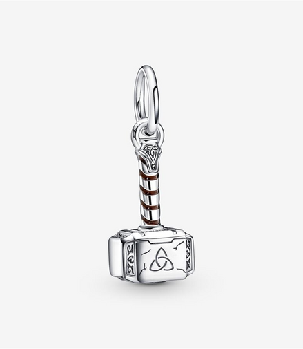 Pandora Marvel The Avengers Thor's Hammer Dangle Charm