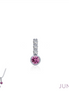Lafonn 0.17 CTW Simulated Diamond And Alexandrite June Birthstone Love Pendant