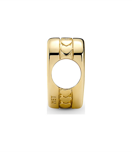 14K Gold Plated Engravable Heart Charm