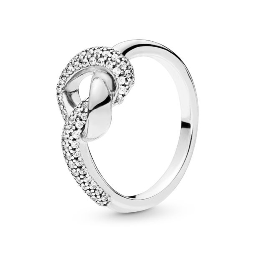 Pandora Moments Knotted Heart Ring Size 5