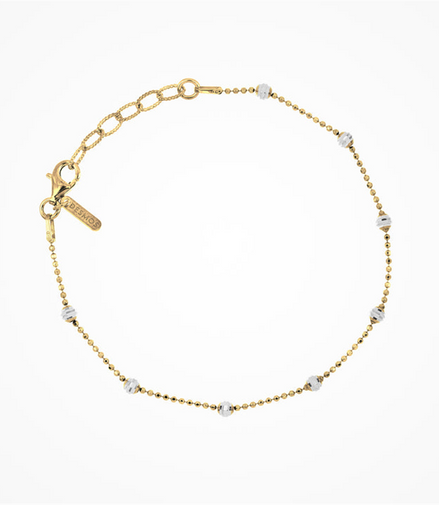 Desmos Two Tone Shine Bracelet 7.25"