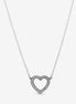 Pandora Timeless Sparkling Open Heart Necklace 45 cm