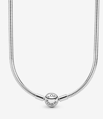Pandora Moments Sterling Silver Iconic Snake Chain Necklace 50"