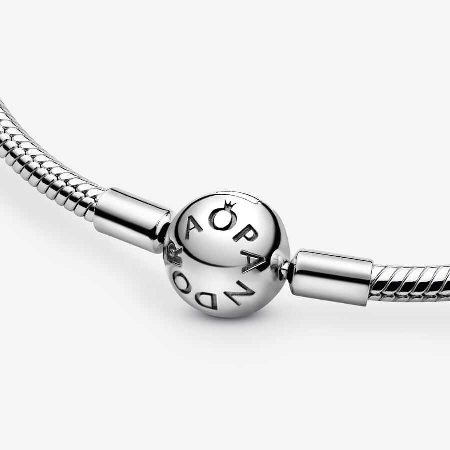 Pandora Moments Sterling Silver Iconic Snake Chain Necklace 50