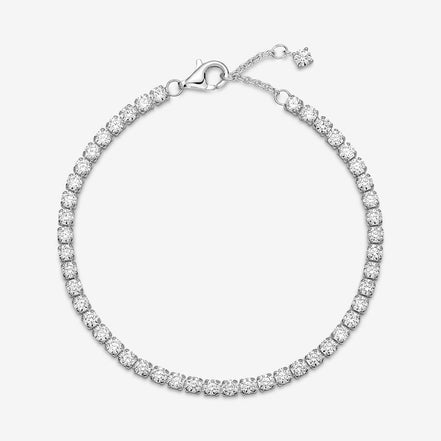 Pandora Timeless Sparkling Tennis Bracelet Size 16