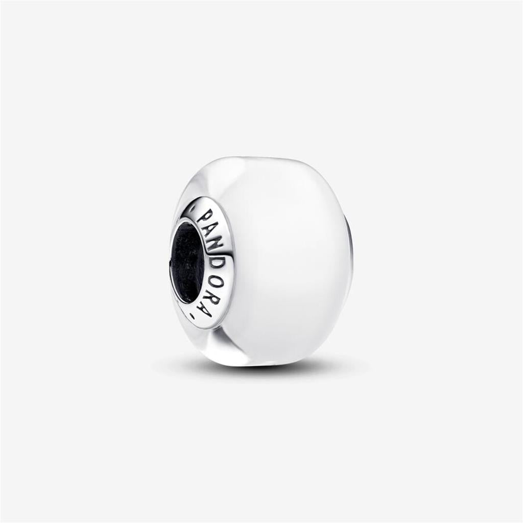 Pandora Moments White Mini Murano Glass Charm