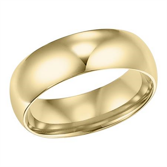 Frederick Goldman 14K Yellow Gold Low Dome Comfort Fit Band Size 9
