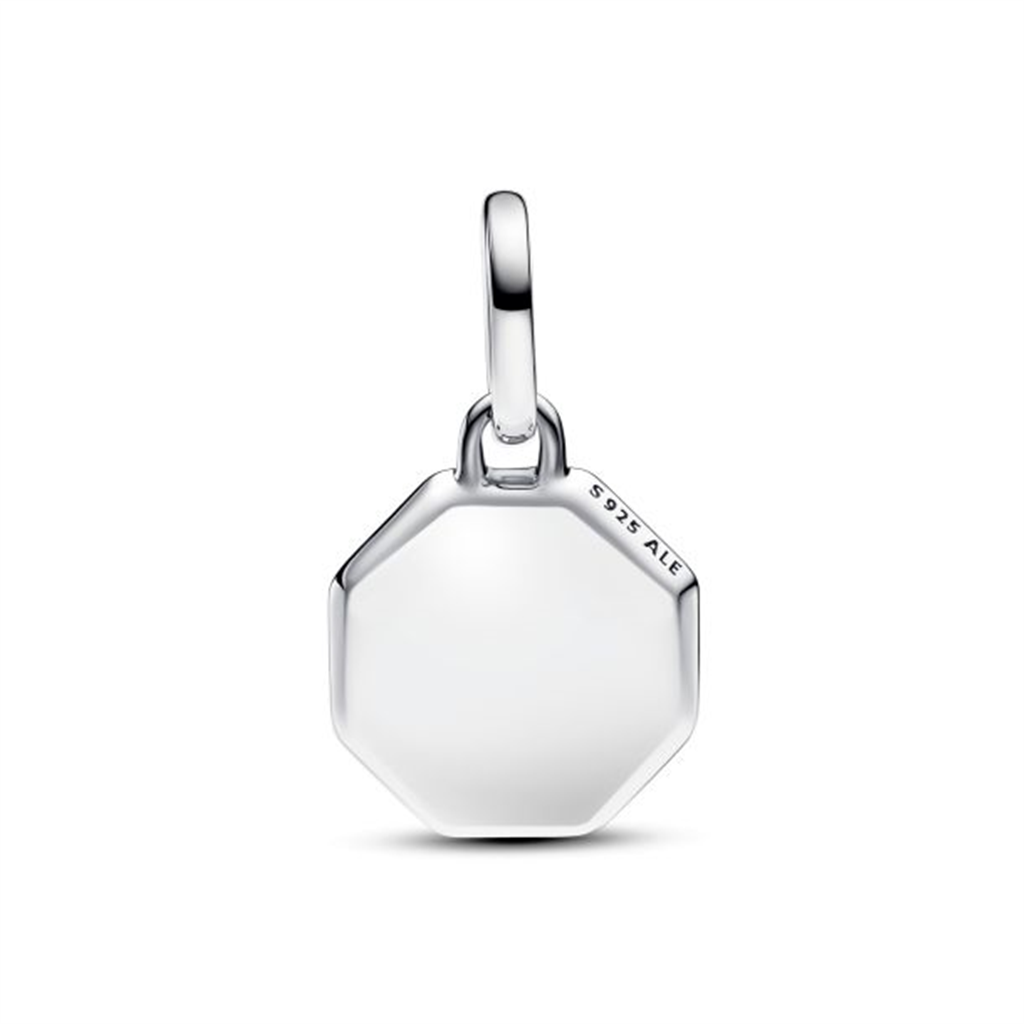 Pandora ME/Moments Turquoise-Colored Engravable Mini Medallion Charm