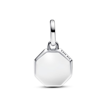 Pandora ME/Moments Turquoise-Colored Engravable Mini Medallion Charm