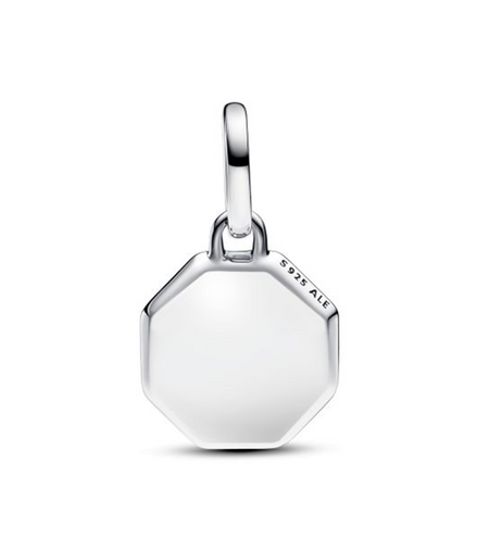 Pandora ME/Moments Turquoise-Colored Engravable Mini Medallion Charm