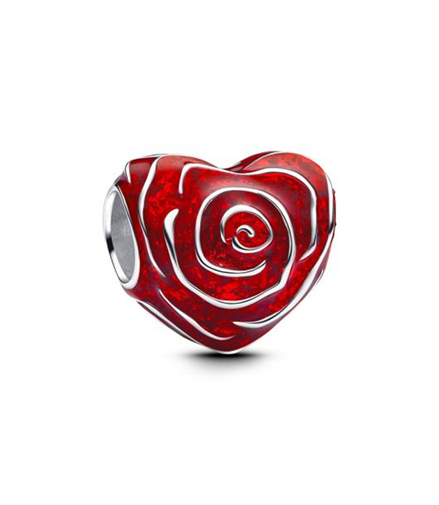 Pandora Moments Rose Heart Charm