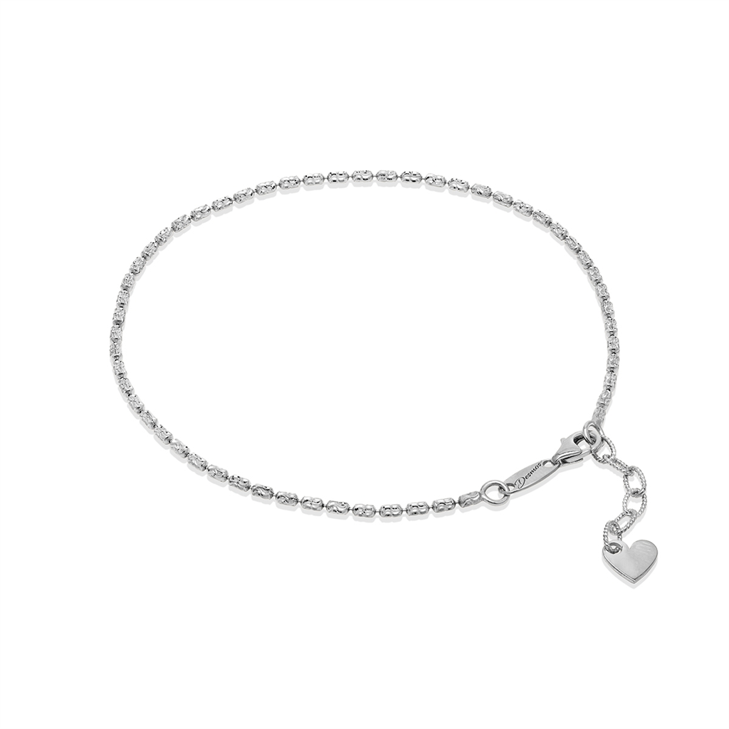 Desmos Rhodium-Plated Anklet