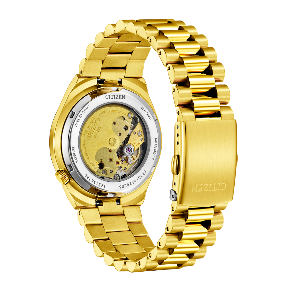 Citizen Tsuyosa Automatic Green Dial Yellow Gold-Tone Watch