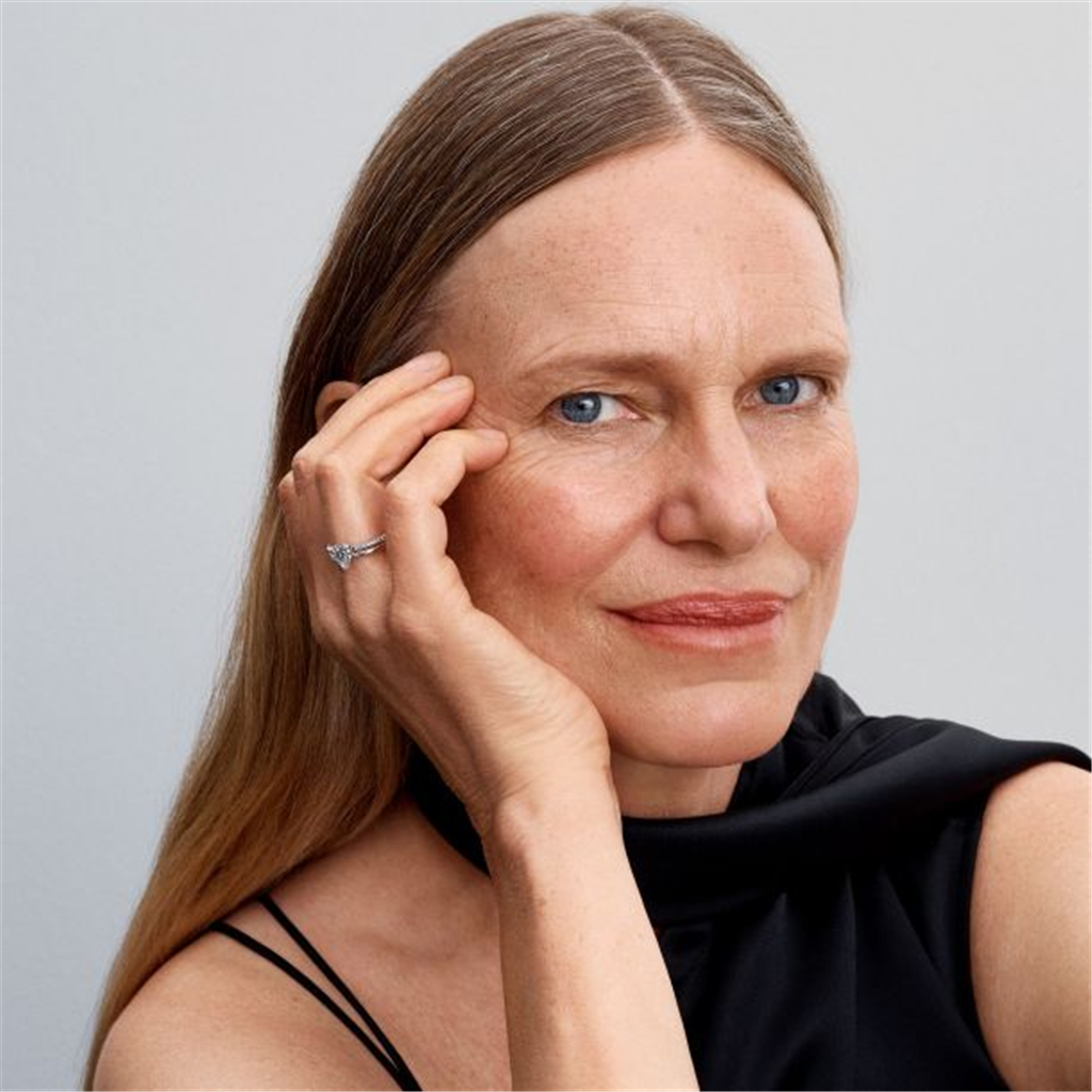 Pandora Double Band Heart Ring Size 6