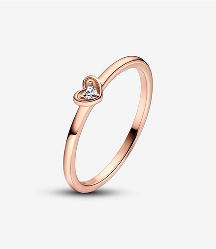 Pandora Moments Radiant Heart Ring Size 7.5