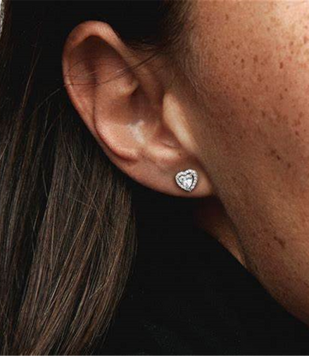 Pandora Timeless Elevated Heart Stud Earrings
