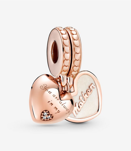 Pandora Moments Mother And Daughter Split Dangle