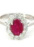 Diamond And  Ruby Ring