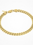 Desmos Men's 18K Gold Plated Bombe Bracelet 8"