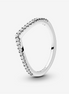Pandora Timeless Shimmering Wishbone Ring Size 3.75