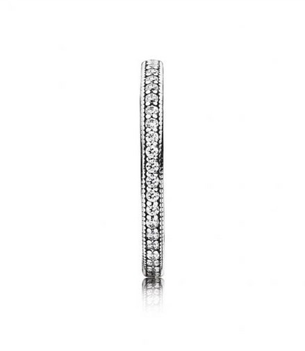 Pandora Timeless Hearts of Pandora Ring Size 8.5