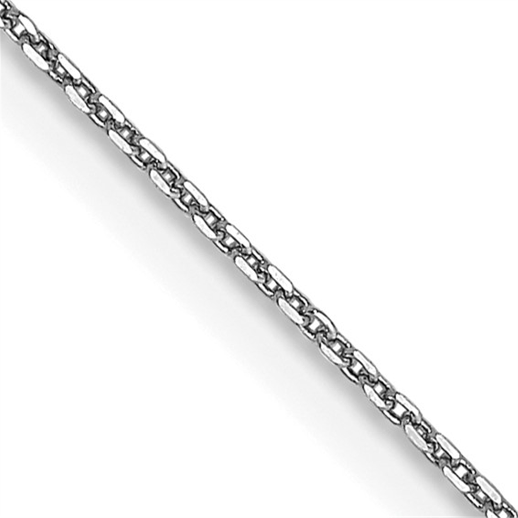 14Kw White Gold Link Chain 18"